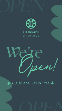 We're Open Now Whatsapp Story Image Preview