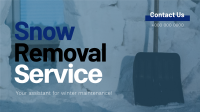 Snow Removal Assistant Facebook Event Cover Design