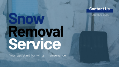 Snow Removal Assistant Facebook event cover Image Preview