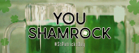 St. Patrick's Shamrock Facebook Cover Design