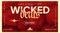 Retro Wicked Deals Facebook Event Cover Image Preview