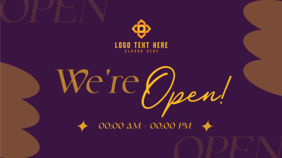 We're Open Now Facebook event cover Image Preview