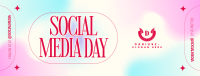 Minimalist Social Media Day Facebook cover Image Preview