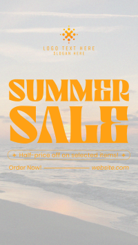 Sunny Summer Sale Facebook Story Design