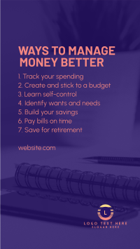 Ways to Manage Money Facebook story Image Preview