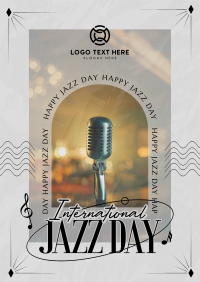 Elegant Jazz Day Poster Image Preview