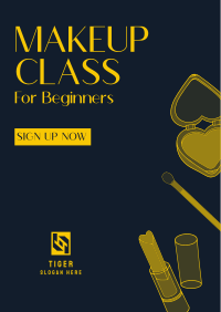 Beginner Makeup Class Flyer Image Preview