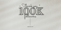 Minimal 100k Followers Twitter post Image Preview