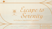 Rustic Yoga Retreat Facebook Event Cover Image Preview