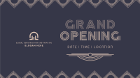 Art Deco Grand Opening Facebook event cover Image Preview