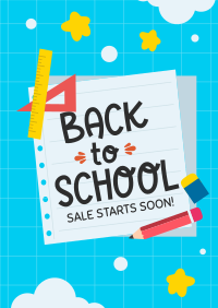 Back To School Greetings Poster Image Preview