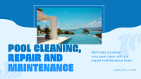 Pool Cleaning Services Facebook event cover Image Preview