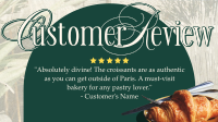 Pastry Customer Review Animation Image Preview