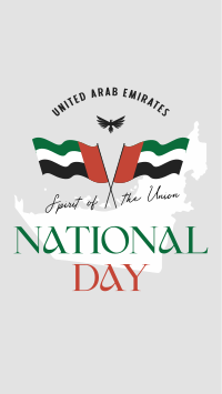 Simple UAE Day TikTok Video Image Preview