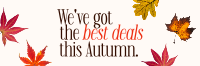 Autumn Leaves Twitter Header Design