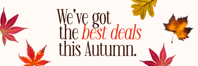 Autumn Leaves Twitter header (cover) Image Preview