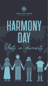 World Harmony Week Facebook Story Design