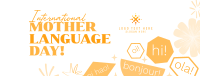 Quirky International Mother Language Day Facebook Cover Design