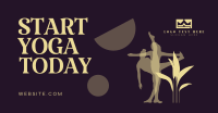 Start Yoga Now Facebook Ad Design
