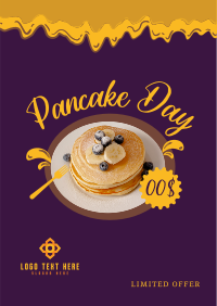 Pancake Day Promo Poster Image Preview