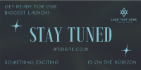 Minimalist Biggest Launch Stay Tuned Twitter post Image Preview