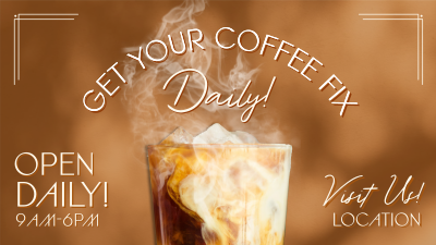 Coffee Pickup Daily Facebook event cover Image Preview