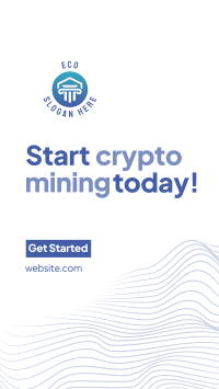 Crypto Mining Facebook story Image Preview