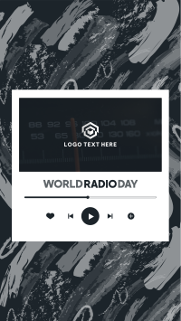 Radio Day Player TikTok Video Design