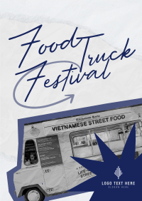 Food Truck Festival Poster Design