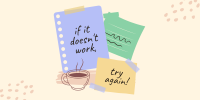 Post it Motivational Notes Twitter post Image Preview