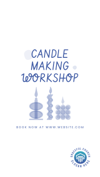 Candle Workshop Facebook story Image Preview