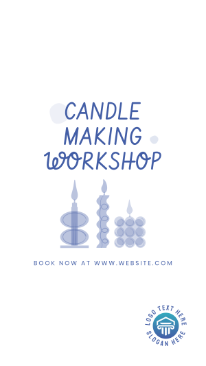 Candle Workshop Facebook story Image Preview