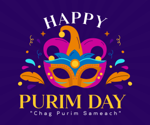 Purim Celebration Event Facebook post Image Preview