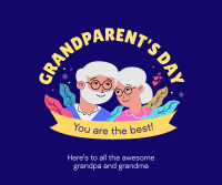 Grandparent's Day Facebook Post Design