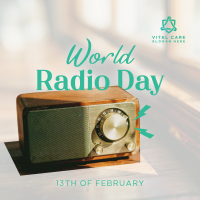 Radio Day Analog Instagram Post Design