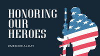 Remembering Our Heroes Facebook Event Cover Design