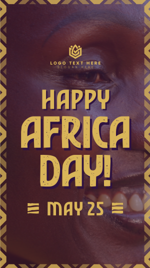 Africa Day Commemoration  Facebook story Image Preview