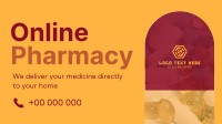 Modern Online Pharmacy Facebook Event Cover Design