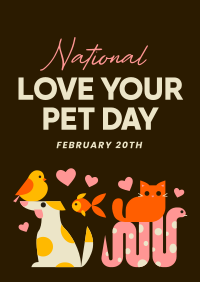 National i love hot sale my pet day