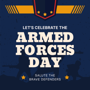 Armed Forces Day Greetings Instagram post Image Preview