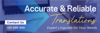 Corporate Reliable Translator Service Twitter Header Image Preview