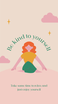 Be Kind To Yourself YouTube Short Design