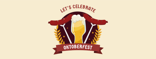 Celebrate Oktoberfest Facebook Cover Design Image Preview