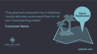Travel Testimonial Facebook event cover Image Preview