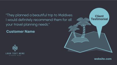 Travel Testimonial Facebook event cover Image Preview