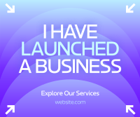 Geometric New Business Facebook Post Preview