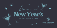 New Year Countdown Twitter post Image Preview