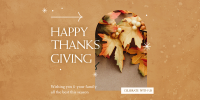 Thanksgiving Celebration Twitter post Image Preview
