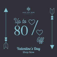 Valentines Day Discount Instagram post Image Preview