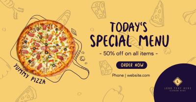 Today's Special Pizza Facebook ad Image Preview